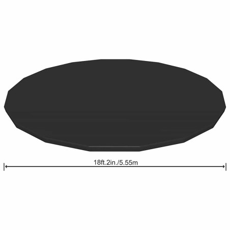 Bestway Flowclear Покривало за басейн Fast Set, 555 см