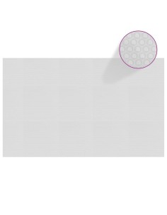 Плаващо соларно покривало за басейн PE 260x160 см сиво