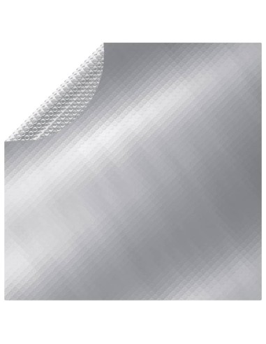 Покривало за басейн, сребристо, 417 см, PE