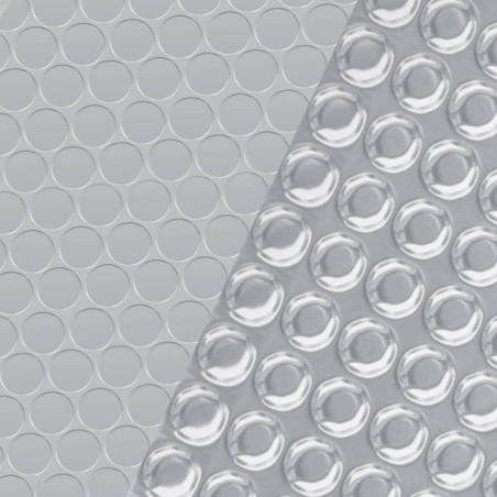 Покривало за басейн, сребристо, 417 см, PE