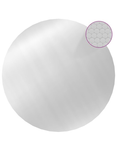 Покривало за басейн, сребристо, 455 см, PE