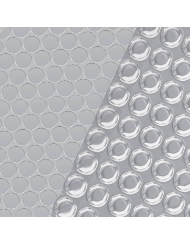 Покривало за басейн, сребристо, 455 см, PE