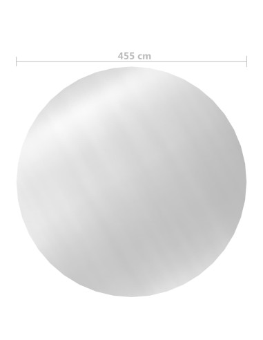 Покривало за басейн, сребристо, 455 см, PE