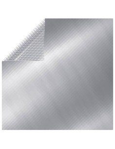 Покривало за басейн, сребристо, 549x274 см, PE