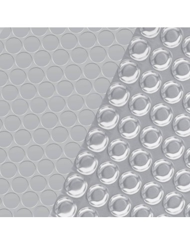 Правоъгълно покривало за басейн 1000x600 см PE сребристо