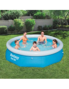 Bestway Fast Set Надуваем басейн, кръгъл, 305x76 см, 57266