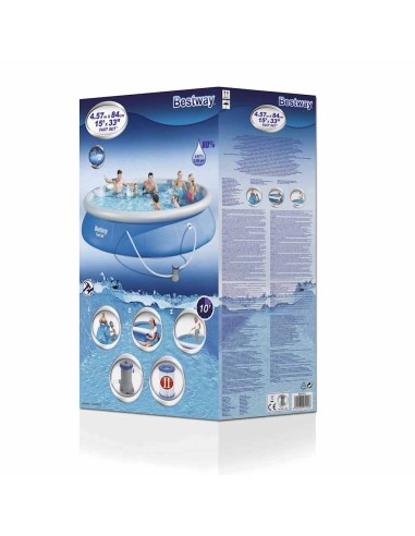 Bestway Басейн Fast Set, 457x84 cм, 57313