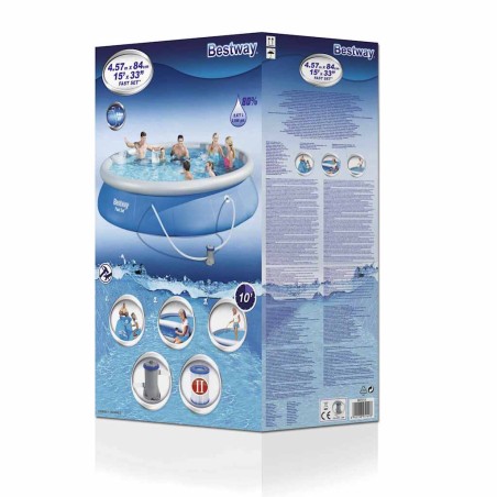 Bestway Басейн Fast Set, 457x84 cм, 57313