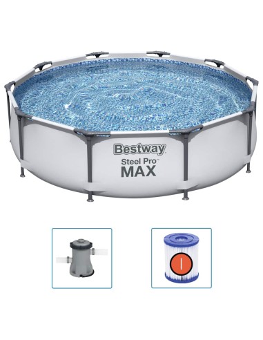 Bestway Steel Pro MAX Комплект плувен басейн 305x76 см
