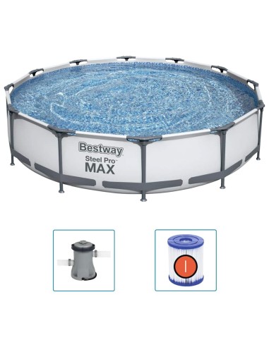 Bestway Steel Pro MAX Комплект плувен басейн 366x76 см