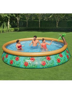 Bestway Fast Set Надуваем комплект басейн Paradise Palms 457x84 см