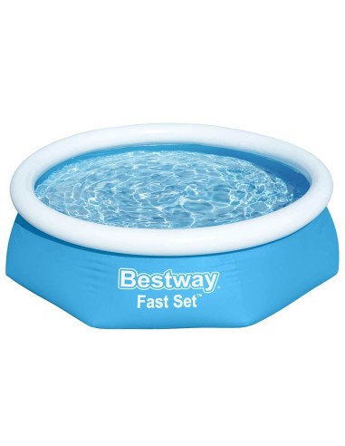 Bestway Fast Set Кръгъл надуваем басейн, 244x61 см, 57265