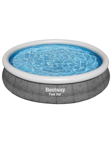 Bestway Комплект кръгъл плувен басейн 366x76 см