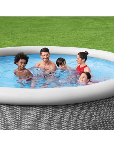 Bestway Комплект кръгъл плувен басейн 366x76 см