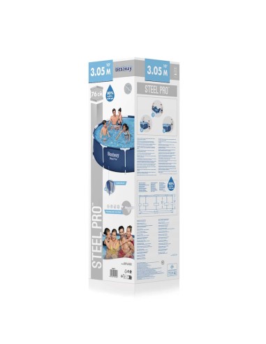 Bestway Steel Pro Плувен басейн 305x76 см