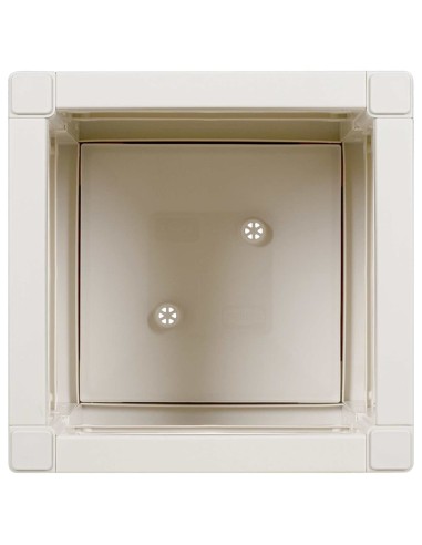 Градинска саксия Бяло 36 x 36 x 35 см Полипропилен