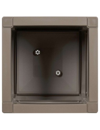 Градинска саксия Сив 36 x 36 x 35 см Полипропилен