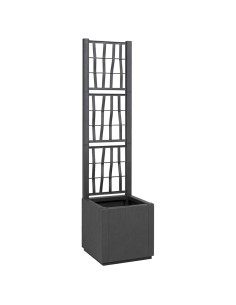 Градинска саксия Антрацит 36 x 36 x 140 см Полипропилен