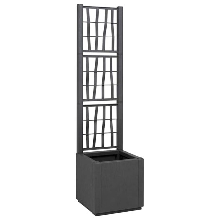 Градинска саксия Антрацит 36 x 36 x 140 см Полипропилен
