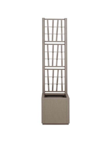 Градинска саксия Сив 36 x 36 x 140 см Полипропилен