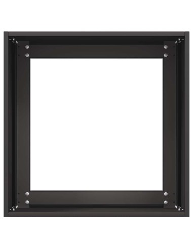 Черна саксия 40x40x40 cm Студено валцувана стомана