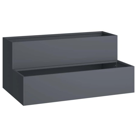 Градинска саксия Антрацит 100 x 60 x 45 см Стомана