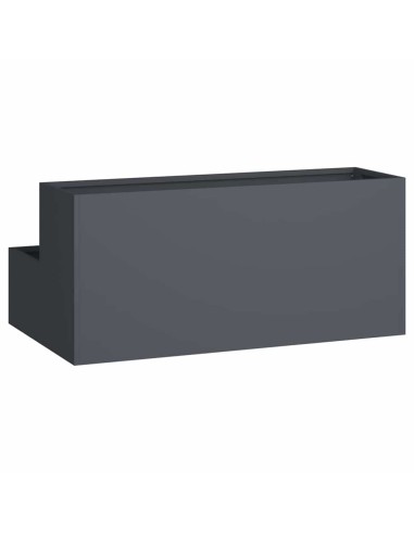 Градинска саксия Антрацит 100 x 60 x 45 см Стомана