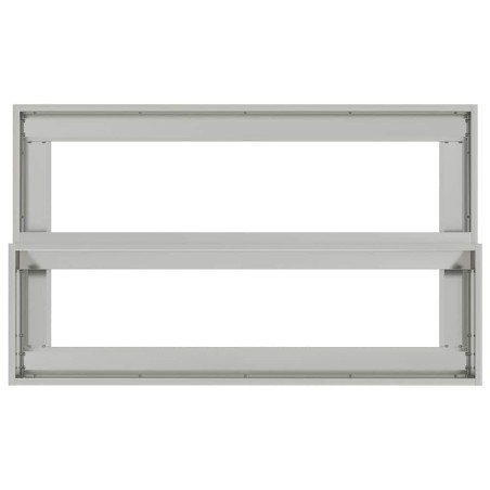 Градинска саксия Сребрист 100 x 60 x 45 см Поцинкована стомана