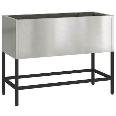 Повдигната градинска саксия Сребрист 60 x 26 x 45 см