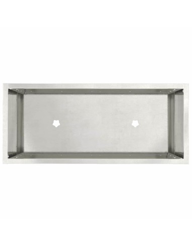 Повдигната градинска саксия Сребрист 60 x 26 x 45 см