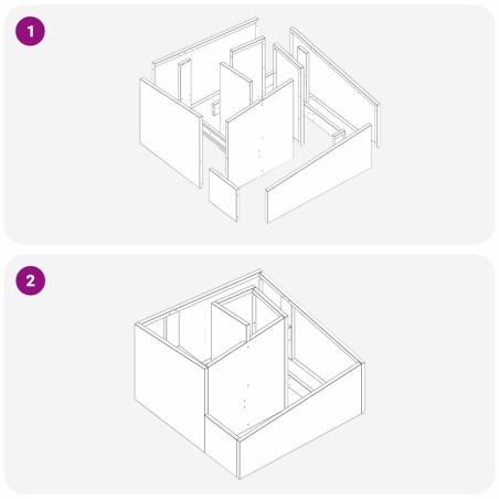 Градинска саксия Сребрист 60 x 60 x 50 см Неръждаема стомана