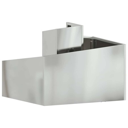 Градинска саксия Сребрист 60 x 60 x 50 см Поцинкована стомана
