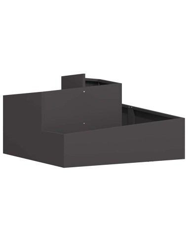 Градинска саксия Черно 80 x 80 x 50 см
