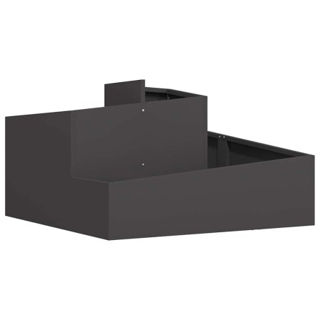 Градинска саксия Черно 80 x 80 x 50 см