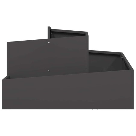Градинска саксия Черно 80 x 80 x 50 см