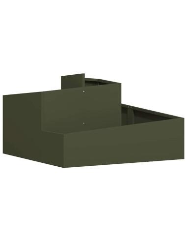 Градинска саксия Маслиненозелен 80 x 80 x 50 см