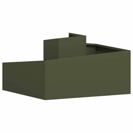Градинска саксия Маслиненозелен 80 x 80 x 50 см