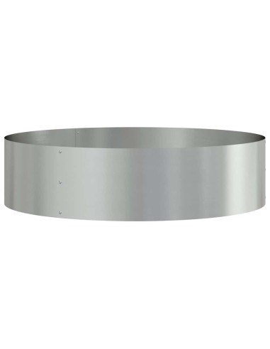 Градинска саксия Сребрист 80 x 80 x 20 cm Поцинкована стомана