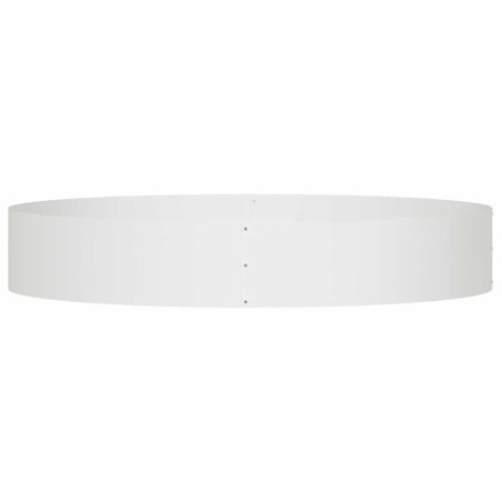 Градински саксии 5 pcs Бяло 120 x 120 x 20 см Стомана Градински саксии 5 pcs Бяло 120 x 120 x 20 см Стомана