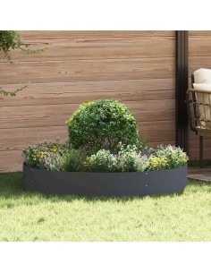 Градински саксии 5 pcs Антрацит 120 x 120 x 20 см Стомана