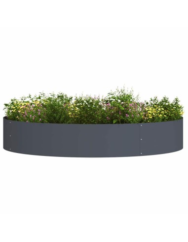 Градински саксии 5 pcs Антрацит 120 x 120 x 20 см Стомана