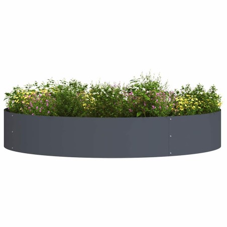 Градински саксии 5 pcs Антрацит 120 x 120 x 20 см Стомана