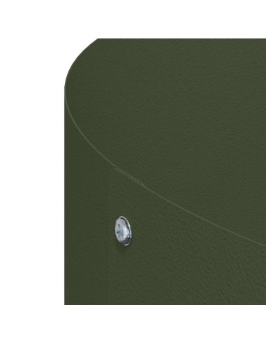 Градински саксии 5 pcs Маслиненозелен 120 x 120 x 20 см Стомана