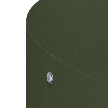 Градински саксии 5 pcs Маслиненозелен 120 x 120 x 20 см Стомана