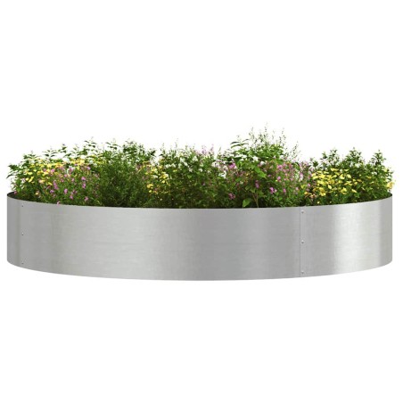 Градински саксии 5 pcs Сребрист 120 x 120 x 20 см