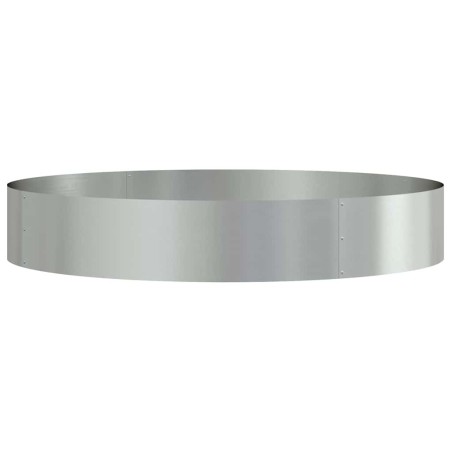 Градинска саксия Сребрист 120 x 120 x 20 см Поцинкована стомана