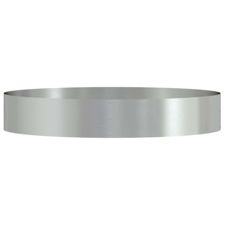 Градинска саксия Сребрист 120 x 120 x 20 см Поцинкована стомана