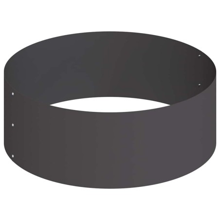 Градинска саксия Черно 90 x 90 x 20 см Стомана