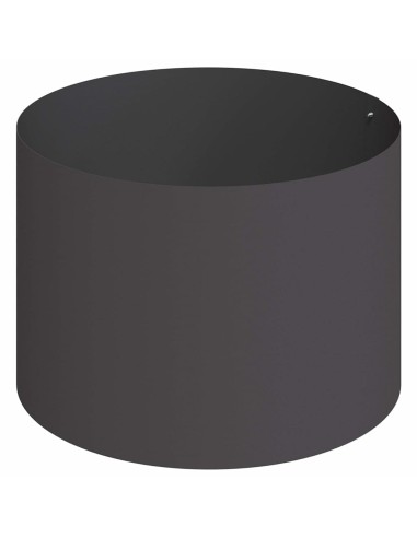 Градинска саксия Черно 90 x 90 x 20 см Стомана