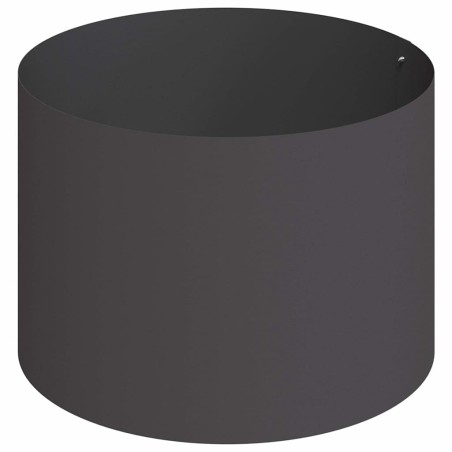 Градинска саксия Черно 90 x 90 x 20 см Стомана